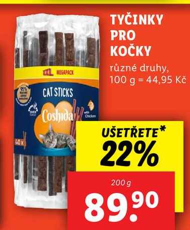 TYČINKY PRO KOČKY, 200 g