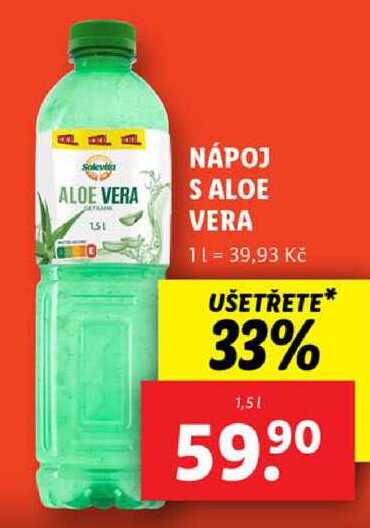 NÁPOJ S ALOE VERA, 1,5 l