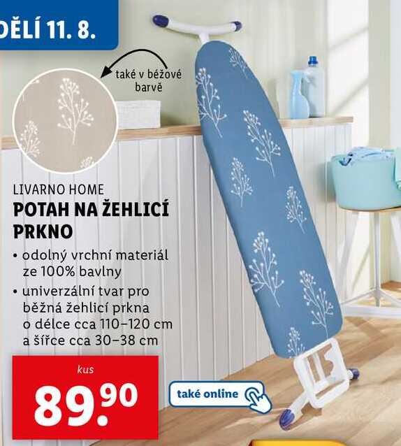 POTAH NA ŽEHLICÍ PRKNO