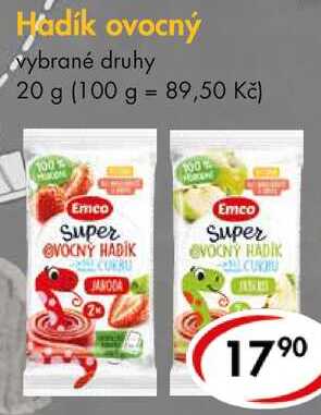 Hadik ovocný, 20 g