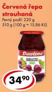 Červená řepa strouhaná, 510 g