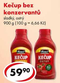 Kečup bez konzervantů, 900 g