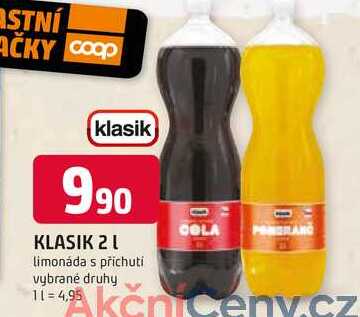COOP KLASIK 2l limonáda s příchutí