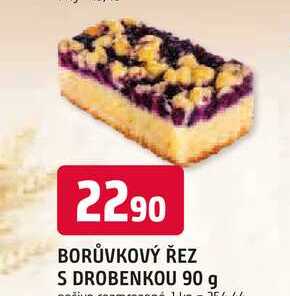 BORŮVKOVÝ ŘEZ S DROBENKOU 90 g