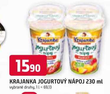 KRAJANKA JOGURTOVÝ NÁPOJ 230 ml