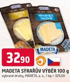 MADETA SÝRAŘŮV VÝBĚR 100 g