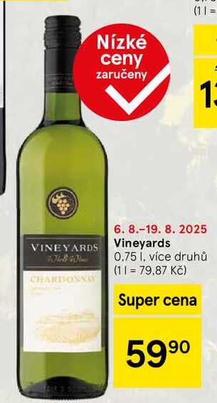 Vineyards, 0.75 l