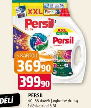 Persil 40-66 dávek vybrané druhy 