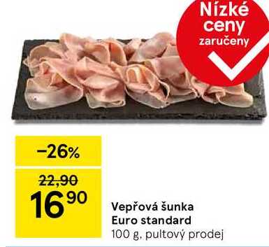 Vepřová šunka Euro standard, 100 g 