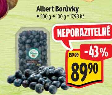 Albert Borůvky, 500 g