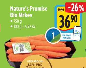 Nature's Promise Bio Mrkev, 750 g