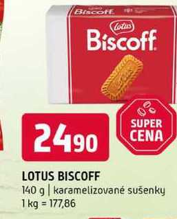 Biscoff lotus 140 g karamelizované sušenky