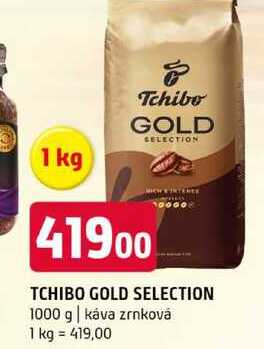 TCHIBO GOLD SELECTION 1000 g káva zrnková 