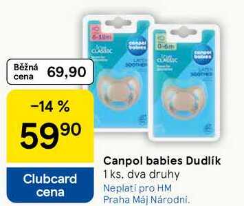 Canpol babies Dudlík, 1 ks, dva druhy 