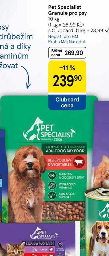 Pet Specialist Granule pro psy, 10 kg  