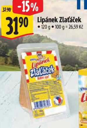 Lipánek Zlaťáček, 120 g