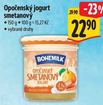 Opočenský jogurt smetanový, 150 g 
