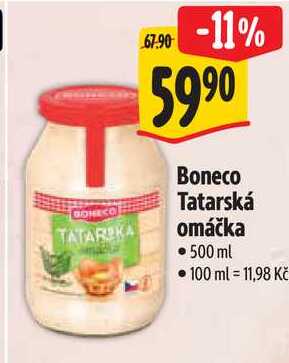 Boneco Tatarská omáčka, 500 ml 