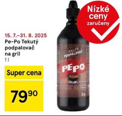Pe-Po Tekutý podpalovač na gril, 1 l 