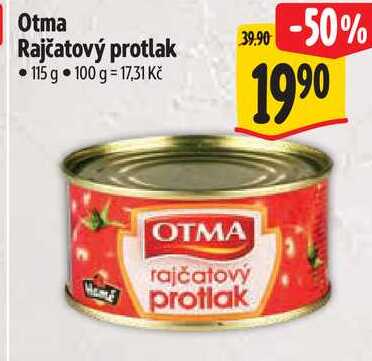 Otma Rajčatový protlak, 115 g