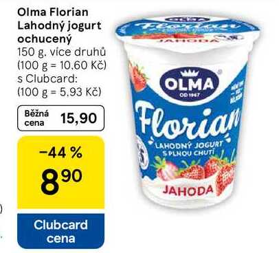 Olma Florian Lahodný jogurt ochucený, 150 g