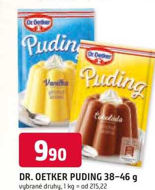 DR. OETKER PUDING 38-46 g 