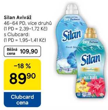 Silan Aviváž, 46-64 PD, více druhů 