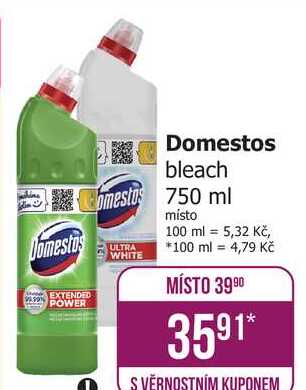 Domestos bleach 750 ml