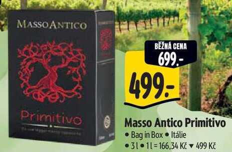 Masso Antico Primitivo, 3 l