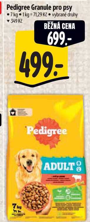 Pedigree Granule pro psy, 7 kg 