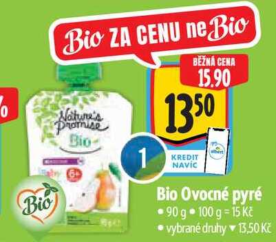   Bio Ovocné pyré 90 g 