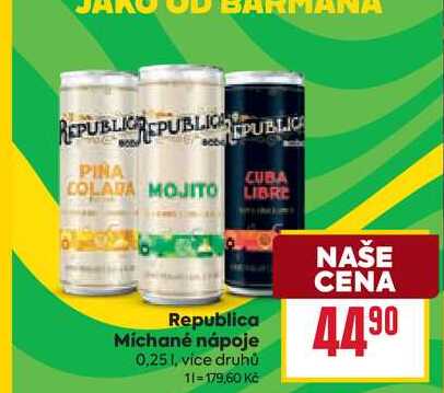 Republica Míchané nápoje 0,25l