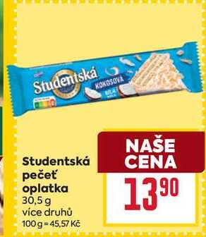 Studentská pečeť oplatka 30,5 g 