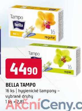 BELLA TAMPO 16 ks hygienické tampony vybrané druhy 16 super 