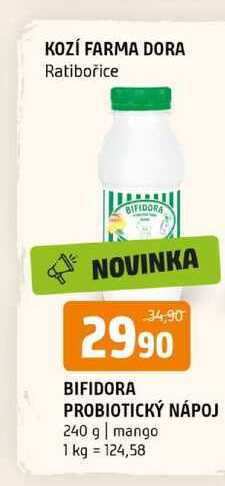 BIFIDORA PROBIOTICKÝ NÁPOJ 240 g mango 