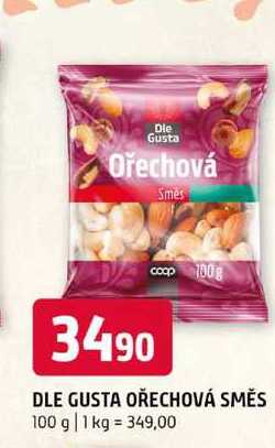 DLE GUSTA OŘECHOVÁ SMĚS 100 g 