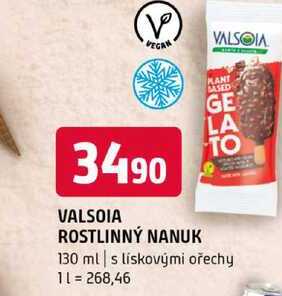 VALSOIA ROSTLINNÝ NANUK 130 ml s lískovými ořechy 