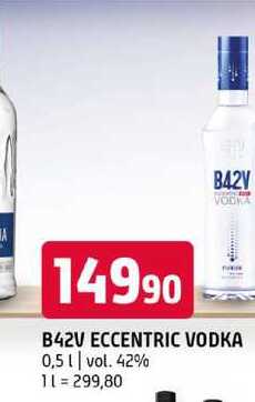 B42V ECCENTRIC VODKA 0,5l vol. 42% 