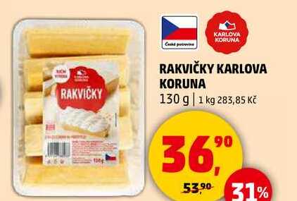 RAKVIČKY KARLOVA KORUNA, 130 g 