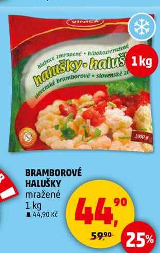 BRAMBOROVÉ HALUŠKY mražené, 1 kg  