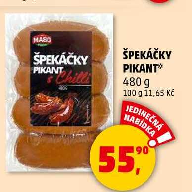 ŠPEKÁČKY PIKANT, 480 g 