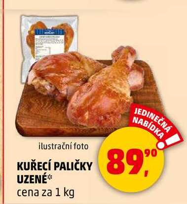 KUŘECÍ PALIČKY UZENÉ, 1 kg