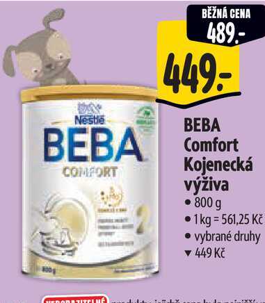   BEBA Comfort Kojenecká výživa 800 g  