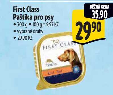 First Class Paštika pro psy 300 g 