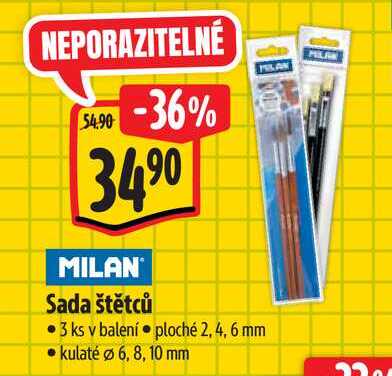   Sada štětců  3 ks 