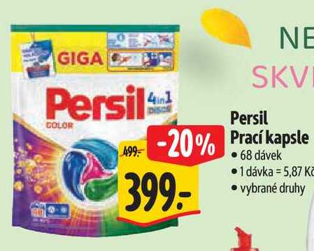  Persil Prací kapsle  68 dávek