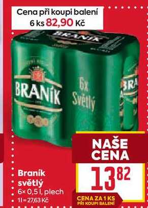 Branik světlý 6× 0,51, plech