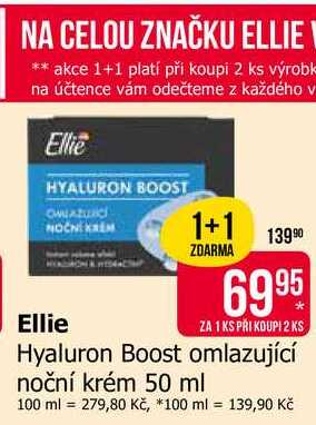 Ellie Hyaluron Boost omlazující noční krém 50 ml 