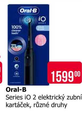 Oral-B Series iO 2 elektrický zubní kartáček, různé druhy 