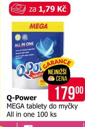 Q-Power tablety do myčky All in one 100 ks 
